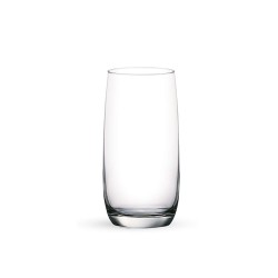 Ocean Ivory Hi Ball whiskey Glass Set, 370ml, Set of 6, Transparent