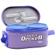 MILTON Double Decker Plastic Lunch Box with Insulated Jacket, 3 Containers (450 ml, 280 ml, 280 ml), Microwavable & Leak-Proof Tiffin for Office, School, College, Purple MILTON Double Decker Plastic Lunch Box with Insulated Jacket, 3 Containers (450 ml, 280 ml, 280 ml), Microwavable & Leak-Proof Tiffin for Office, School, College, Purple