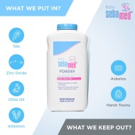 Sebamed Baby Powder 200 Gm| Olive Oil, Allantoin|Keeps Newborn S Skin Fresh|Absorbs Sweat|.. Sebamed Baby Powder 200 Gm| Olive Oil, Allantoin|Keeps Newborn S Skin Fresh|Absorbs Sweat|..