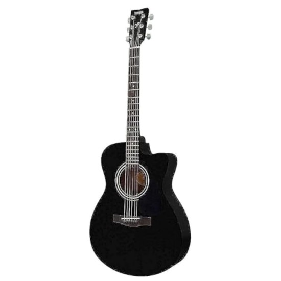 YAMAHA Wood Fs100C Acoustic Guitar, Black YAMAHA Wood Fs100C Acoustic Guitar, Black