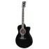 YAMAHA Wood Fs100C Acoustic Guitar, Black