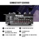 Numark M4 |3-Channel Rack Mountable Scratch DJ Mixer, Combo Jack Connection, with 3-Band EQ, Club-Ready Inputs, Mic Input and Reverse/Slope Controls, Black