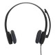 Logitech H151 Wired Headphones On Ear Headphones With Mic (Black)