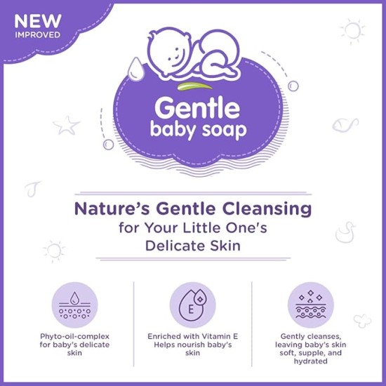 Himalaya Gentle Baby Soap Value Pack, 4 * 75g