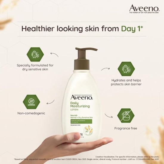 Aveeno Daily Moisturizing Lotion 354ml (for Normal and Dry Skin)