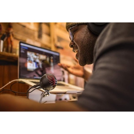 Shure MV5-B-LTG Digital Condenser Microphone (Black) Shure MV5-B-LTG Digital Condenser Microphone (Black)