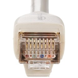 RJ45 Cat7 Network Ethernet Patch/LAN Cable for Personal Computer-3 Feet,White