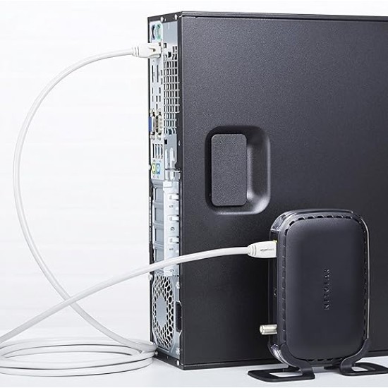 RJ45 Cat7 Network Ethernet Patch/LAN Cable for Personal Computer-3 Feet,White