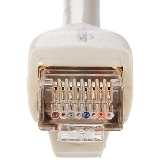 Network Ethernet Patch/LAN Cable HL-007289 RJ45 Cat7 Network Ethernet Patch/LAN Cable for Security Camera - 15 Feet (White)