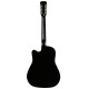 Juârez Acoustic Guitar, 38 Inch Cutaway, 038C with Bag, Strings, Pick and Strap, Black Juârez Acoustic Guitar, 38 Inch Cutaway, 038C with Bag, Strings, Pick and Strap, Black