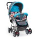 LuvLap Sunshine Baby Stroller/Pram For 0 To 3 Years, New Born/Toddler/Kid, 5 Point Safety Harness, Adjustable Backrest, 360? Swivel Wheel, Large Storage Basket, Reversible Handlebar (Teal)