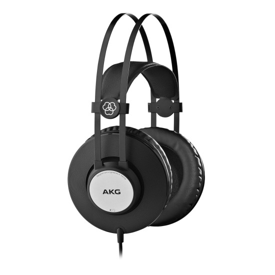AKG K72 Closed Back Studio Headphones, Black, Pack of 1