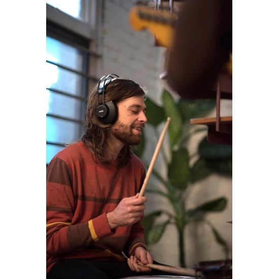 AKG K72 Closed Back Studio Headphones, Black, Pack of 1