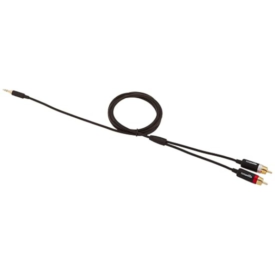 Adapter Cable s 3.5mm to 2-Male RCA Adapter cable - 4 feet, Gold