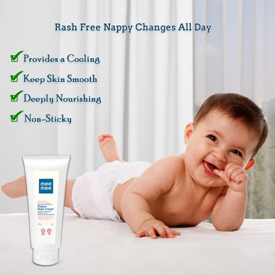 Mee Mee Baby Nappy Cream Duo: Natural Diaper Rash Relief with Aloe Vera | 100g x 2 Pack