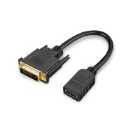 CableCreation DVI to HDMI Cable 0.5ft, Short Bi-Directional HDMI Female to DVI-D(24+1) Male Adapter, 1080P DVI-D to HDMI Conveter for PC, TV Box, PS5, Xbox CableCreation DVI to HDMI Cable 0.5ft, Short Bi-Directional HDMI Female to DVI-D(24+1) Male Adapter, 1080P DVI-D to HDMI Conveter for PC, TV Box, PS5, Xbox