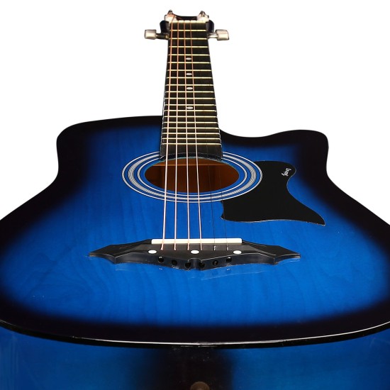 JUÂREZ JRZ38C/VTS ACOUSTIC 38" GUITAR WITH ACC (BLUE SUNBURST) JUÂREZ JRZ38C/VTS ACOUSTIC 38" GUITAR WITH ACC (BLUE SUNBURST)