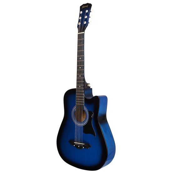 JUÂREZ JRZ38C/VTS ACOUSTIC 38" GUITAR WITH ACC (BLUE SUNBURST) JUÂREZ JRZ38C/VTS ACOUSTIC 38" GUITAR WITH ACC (BLUE SUNBURST)