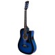 JUÂREZ JRZ38C/VTS ACOUSTIC 38" GUITAR WITH ACC (BLUE SUNBURST) JUÂREZ JRZ38C/VTS ACOUSTIC 38" GUITAR WITH ACC (BLUE SUNBURST)