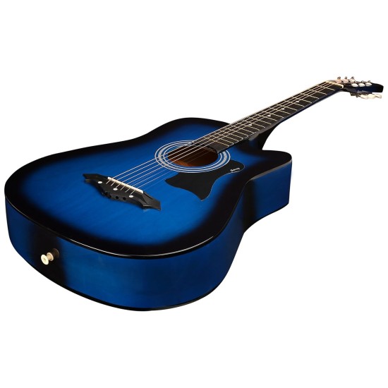 JUÂREZ JRZ38C/VTS ACOUSTIC 38" GUITAR WITH ACC (BLUE SUNBURST) JUÂREZ JRZ38C/VTS ACOUSTIC 38" GUITAR WITH ACC (BLUE SUNBURST)