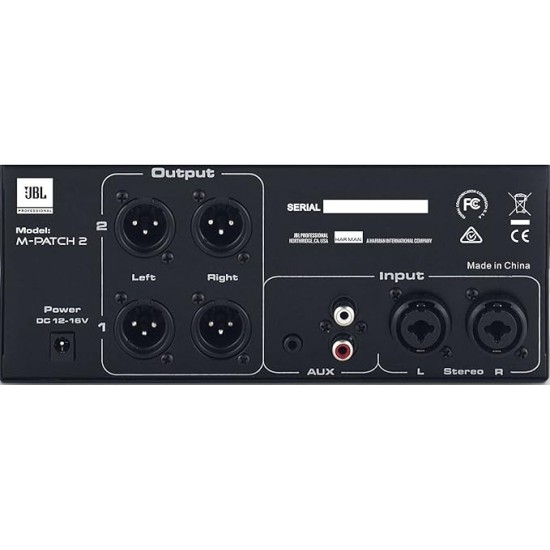 JBL Professional MPATCH2 Multi-Channel Passive Stereo Auxiliary Controller and Switch Box JBL Professional MPATCH2 Multi-Channel Passive Stereo Auxiliary Controller and Switch Box