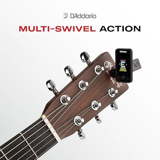 D'Addario PW-CT-17GN Eclipse Headstock Tuner, Green