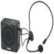 Ahuja NBA-15 Portable Rechargeable Speaker with 1 No Neckband Microphone, Black, 340GMS