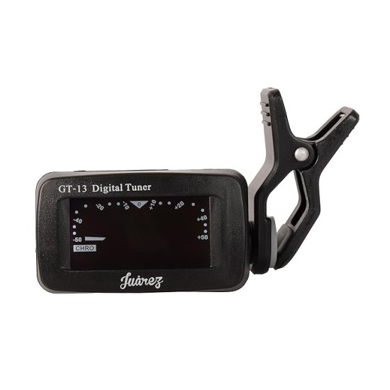 Juârez GT-13 Digital LCD Guitar Bass Violin Ukulele Clip On Automatic Chromatic Tuner Juârez GT-13 Digital LCD Guitar Bass Violin Ukulele Clip On Automatic Chromatic Tuner