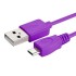 Technotech High Speed USB to Micro USB Charging Sync Data Cable (Purple)
