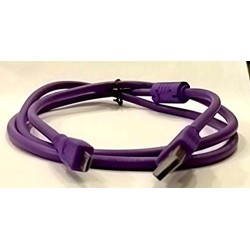 Technotech High Speed USB to Micro USB Charging Sync Data Cable (Purple)