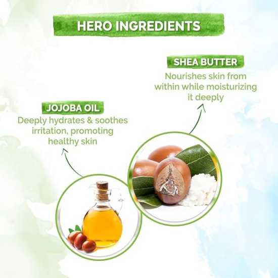 Mamaearth Moisturizing Daily Lotion For Babies - 200ml | Infused with Cocoa Butter, Shea Butter & Jojoba Oil | Helps to Relieve Dryness & Provides Deep Skin Nourishment Mamaearth Moisturizing Daily Lotion For Babies - 200ml | Infused with Cocoa Butter, Shea Butter & Jojoba Oil | Helps to Relieve Dryness & Provides Deep Skin Nourishment