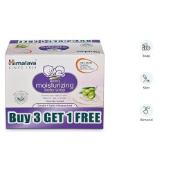 Himalaya Extra Moisturizing Baby Soap buy 3 GET 1FREE (3 N*75+1N 75g Free) No 1 Doctor Prescribed Brand | Aloe, Olive, Milk| Cleanses & Moisturizes Baby's Skin Himalaya Extra Moisturizing Baby Soap buy 3 GET 1FREE (3 N*75+1N 75g Free) No 1 Doctor Prescribed Brand | Aloe, Olive, Milk| Cleanses & Moisturizes Baby's Skin