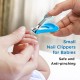 Mee Mee Protective Baby Nail Clipper Cutter with Skin Guard (Blue)(Pack of 1)