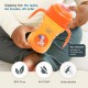 Mee Mee Baby Trainer Sippy Cup | Soft Spout, Leakproof Sipper for Toddlers | Dual Handle for Easy Grip | Non -Toxic, Lightweight & BPA Free, Orange (210 Ml)