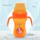Mee Mee Baby Trainer Sippy Cup | Soft Spout, Leakproof Sipper for Toddlers | Dual Handle for Easy Grip | Non -Toxic, Lightweight & BPA Free, Orange (210 Ml)