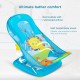 Mee Mee Newborn Baby Bather | Bath Chair for Newborns and Infants 0-12 Months | Foldable | 3 Position Adjustable chair | Anti Skid Base | Washable Soft Mesh Seat | for Babies Upto 5Kg (Blue)