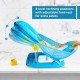 Mee Mee Newborn Baby Bather | Bath Chair for Newborns and Infants 0-12 Months | Foldable | 3 Position Adjustable chair | Anti Skid Base | Washable Soft Mesh Seat | for Babies Upto 5Kg (Blue)