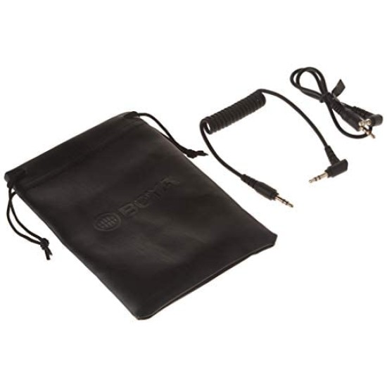 BOYA by-MM1 Universal Cardiod Shotgun Microphone Mini Mic for iOS iPhone 8 8 Plus 7 7 Plus 6 6s Mac iPad Tablet Canon Nikon DSLR Camera Camcorder