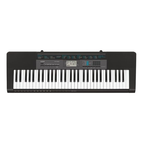 Casio CTK-2550 61-Key Portable Keyboard with Piano tones, Black