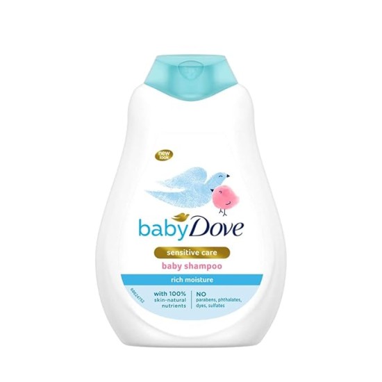 Baby Dove Shampoo 400 ml, Mild No Tears Rich Moisture Baby Shampoo for kids, Gentle Care for Baby's Soft Hair - No Sulphates No Paraben shampoo Visit the Baby Dove Store Baby Dove Shampoo 400 ml, Mild No Tears Rich Moisture Baby Shampoo for kids, Gentle Care for Baby's Soft Hair - No Sulphates No Paraben shampoo Visit the Baby Dove Store