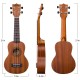 Juarez JRZ21UK 21" Soprano Ukulele Kit, AQUILA Strings, Sapele Body, Rosewood Fingerboard, Matte Finish, with Bag and Picks, Natural Juarez JRZ21UK 21" Soprano Ukulele Kit, AQUILA Strings, Sapele Body, Rosewood Fingerboard, Matte Finish, with Bag and Picks, Natural