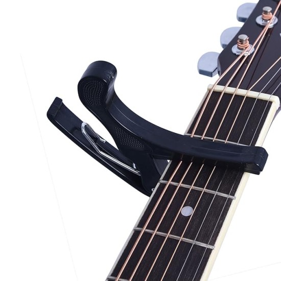 Juârez JRZ250 One Handed Trigger Guitar Metal Capo Quick Change for Ukulele, Electric and Acoustic Guitars, Grey Juârez JRZ250 One Handed Trigger Guitar Metal Capo Quick Change for Ukulele, Electric and Acoustic Guitars, Grey