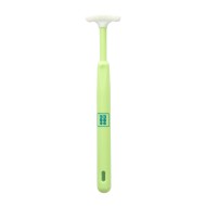 Mee Mee Tongue Cleaner for Baby | Tender Baby Oral Cleaner Toothbrush with Silicone Scraper | Suitable from 6+ Months | With Non-Slip Handle, Soft Rubber Tip and Easy Grip for Kids/Babies (Green)