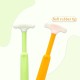 Mee Mee Tongue Cleaner for Baby | Tender Baby Oral Cleaner Toothbrush with Silicone Scraper | Suitable from 6+ Months | With Non-Slip Handle, Soft Rubber Tip and Easy Grip for Kids/Babies (Green)