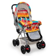 LuvLap Sunshine Baby Stroller/Pram for 0 to 3 Years, New Born/Toddler/Kid, 5 Point Safety Harness, Adjustable backrest, 360° Swivel Wheel, Large Storage Basket, Reversible Handlebar (Stripes) LuvLap Sunshine Baby Stroller/Pram for 0 to 3 Years, New Born/Toddler/Kid, 5 Point Safety Harness, Adjustable backrest, 360° Swivel Wheel, Large Storage Basket, Reversible Handlebar (Stripes)