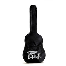 Intern INT-38C-SB Right hand Acoustic Guitar Kit, With Bag, Strings, Pick, Strap and String Winder (38C, BLACK)