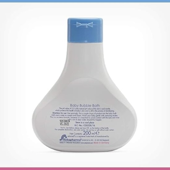 Baby Sebamed Bubble Bath|pH 5.5|With Chamomile|No Tears |200 ml Baby Sebamed Bubble Bath|pH 5.5|With Chamomile|No Tears |200 ml