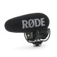 Rode USB Videomic Pro+ Compact Directional On-Camera Shotgun Condenser Microphone (Black)