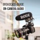 Rode USB Videomic Pro+ Compact Directional On-Camera Shotgun Condenser Microphone (Black)