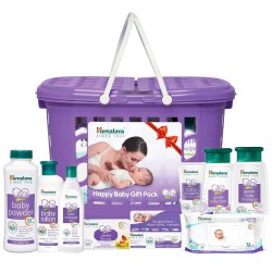 Himalaya Baby Basket Gift Pack (Violet)- Pack of Combo, Blue, 9 Count (Pack of 1)